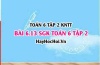 Bài 6.13 SGK Toán 6 tập 2 Kết nối tri thức